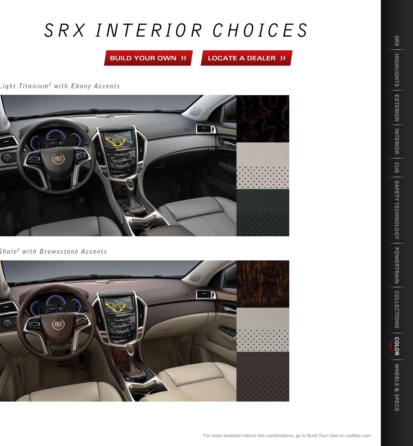 2013 Cadillac SRX Brochure Page 33